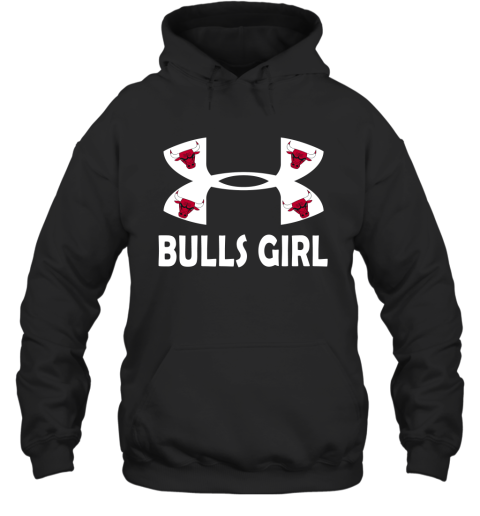 NBA Chicago Bulls Girl Under Armour Basketball Sports RD3HAU5WqXV hoodie 23 95 151514 front black