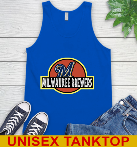 MLB Milwaukee Brewers Jurassic Park Dinosaur Movie Baseball Sports 74