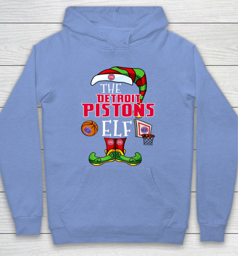 Detroit Pistons Christmas ELF Funny NBA Hoodie 8