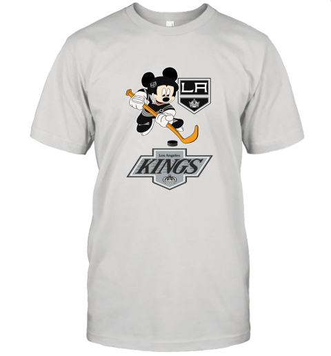 NHL Hockey Mickey Mouse Team Los Angeles Kings Unisex Jersey Tee