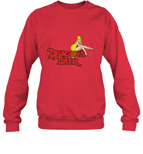 o984 dragons lair daphne baseball shirts sweatshirt 35 front red
