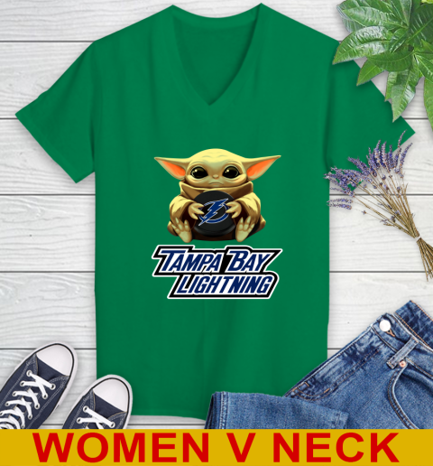 NHL Hockey Tampa Bay Lightning Star Wars Baby Yoda Shirt 82
