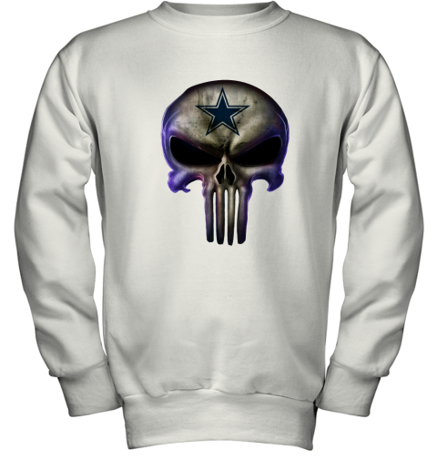 Dallas Cowboys The Punisher Mashup Football Youth Sweatshirt