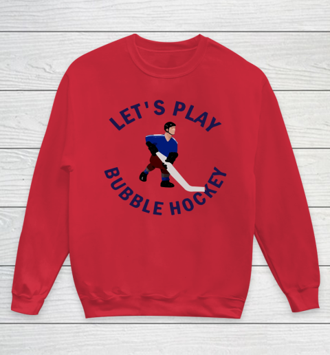 Bubble Hockey Let's Play Youth Sweatshirt - Image 5