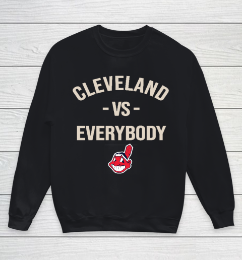 Cleveland Indians Vs Everybody Youth Sweatshirt