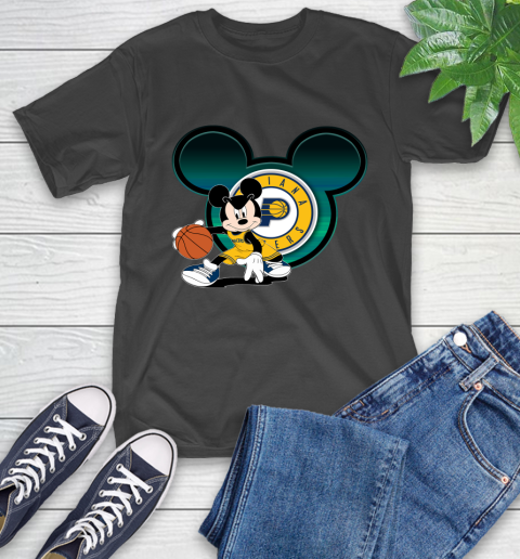 NBA Indiana Pacers Mickey Mouse Disney Basketball T-Shirt 2