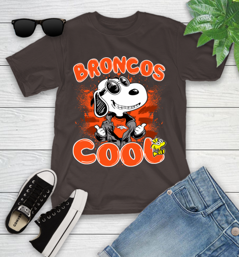 NFL Football Denver Broncos Cool Snoopy Shirt Youth T-Shirt 6