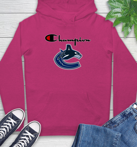 NHL Hockey Vancouver Canucks Champion Shirt Hoodie 7