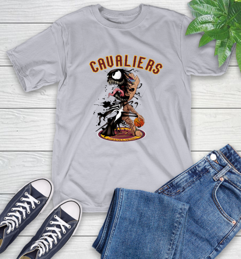NBA Cleveland Cavaliers Basketball Venom Groot Guardians Of The Galaxy T-Shirt 6
