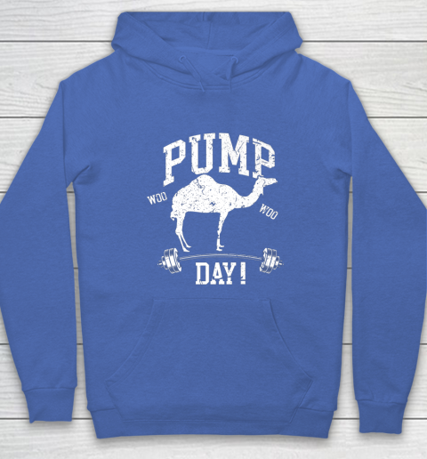 Funny Pump Day Hump Day Camel Weight Lifting Training Gym Hoodie 6