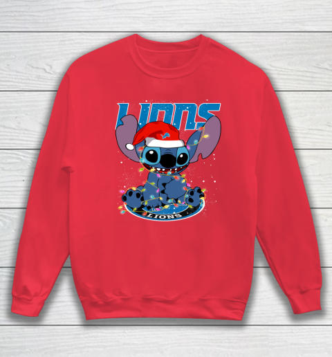 Detroit Lions NFL Football noel stitch Christmas Sweatshirt 6