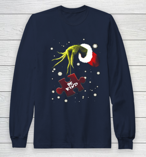 G.Rinch Hand Be Kind Autism Christmas Gift T-Shirt