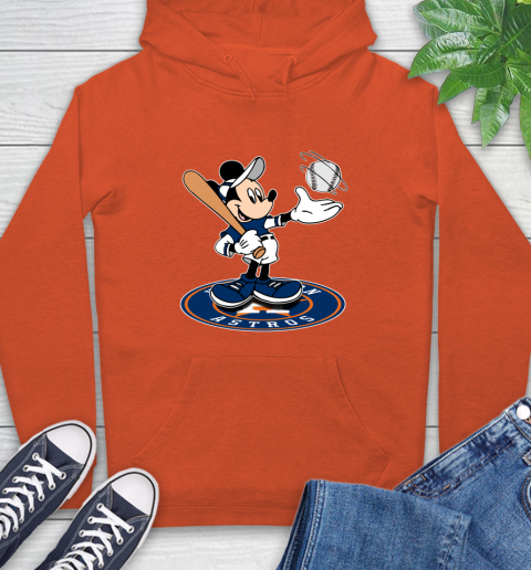 MLB Baseball Houston Astros Cheerful Mickey Disney Shirt Hoodie 5