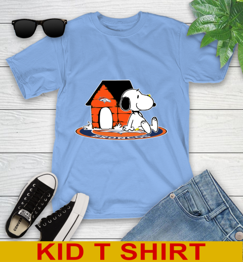 NFL Football Denver Broncos Snoopy The Peanuts Movie Shirt Youth T-Shirt 11