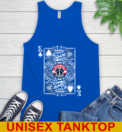 Washington Wizards NBA Basketball The King Of Spades Death Cards Shirt Tank Top 4