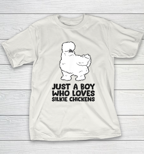 Just a Boy Who Loves Silkie Chickens Youth T-Shirt