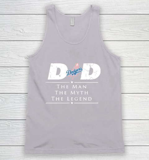 Los Angeles Dodgers MLB Baseball Dad The Man The Myth The Legend Tank Top 3