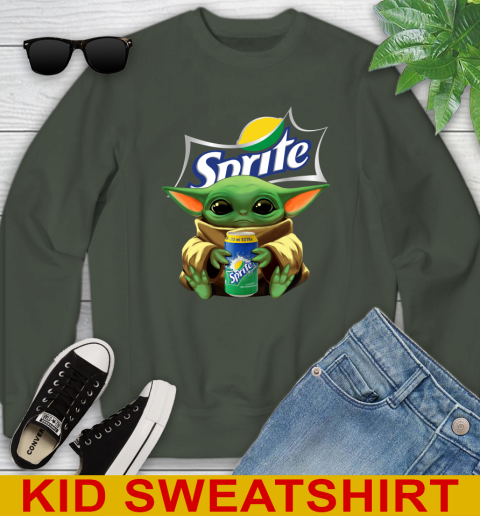 Star Wars Baby Yoda Hugs Sprite Soft Drink Shirt 121