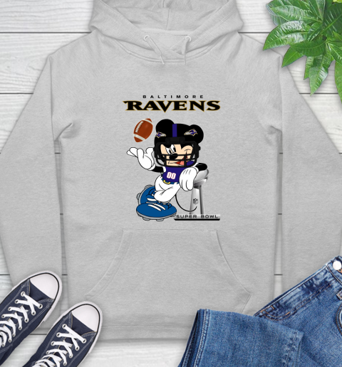 NFL Baltimore Ravens Mickey Mouse Disney Super Bowl Football T Shirt Hoodie 6