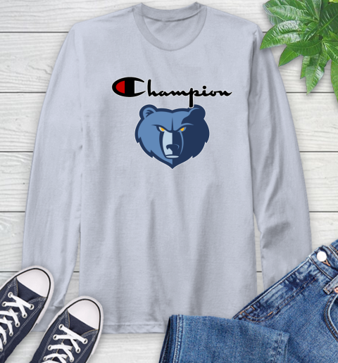 NBA Basketball Memphis Grizzlies Champion Shirt Long Sleeve T-Shirt 4