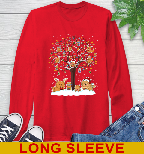 Chow Chow dog pet lover light christmas tree shirt 66