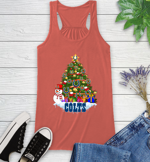 Indianapolis Colts Merry Christmas NFL Football Sports Racerback Tank 4