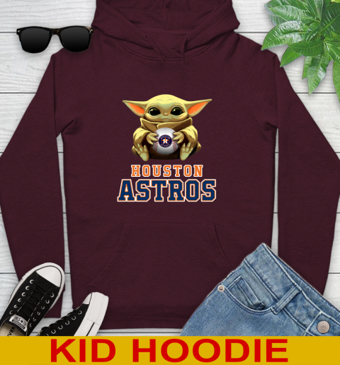 MLB Baseball Houston Astros Star Wars Baby Yoda Shirt 140