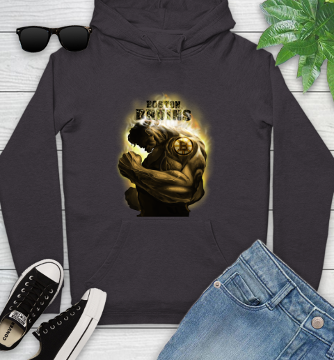 Boston Bruins NHL Hockey Hulk Marvel Avengers Sports Youth Hoodie 9 Boston Bruins NHL Hockey Hulk Marvel Avengers Sports Youth Hoodie - Image 9