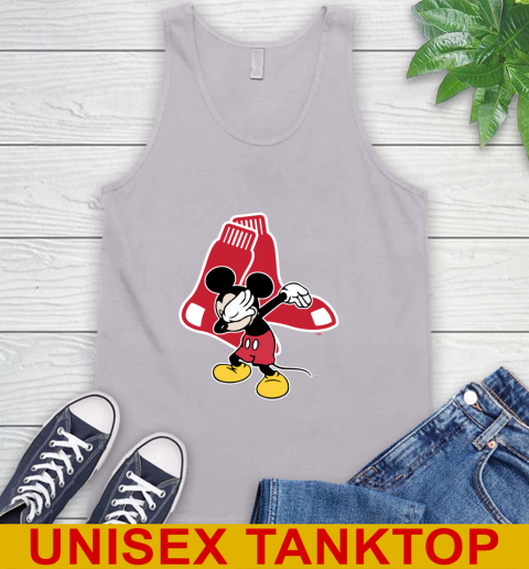 Boston Red Sox MLB Baseball Dabbing Mickey Disney Sports Tank Top 5 Boston Red Sox MLB Baseball Dabbing Mickey Disney Sports Tank Top - Image 5