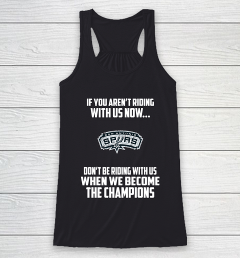 NBA San Antonio Spurs Basketball We Become The Champions Racerback Tank