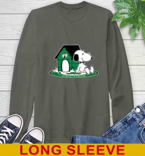 NBA Basketball Boston Celtics Snoopy The Peanuts Movie Shirt Long Sleeve T-Shirt 8