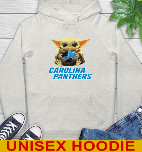 NFL Football Carolina Panthers Baby Yoda Star Wars Shirt Hoodie 12