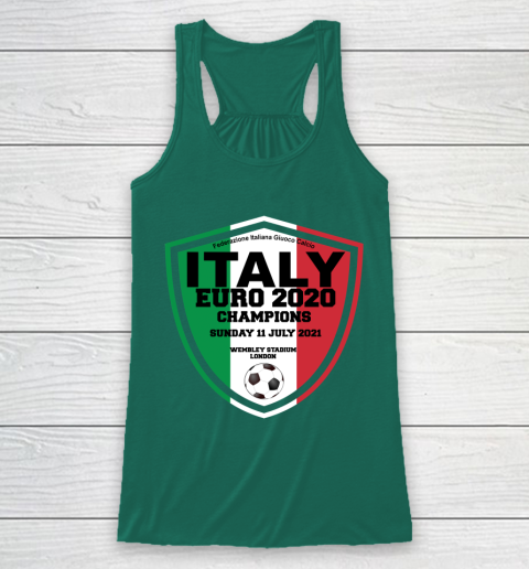 Italy Football Italian Football Forza Italia Champions Euro 2020 Racerback Tank 5