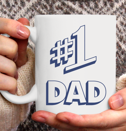 Number 1 Dad #1 Dad Ceramic Mug 11oz
