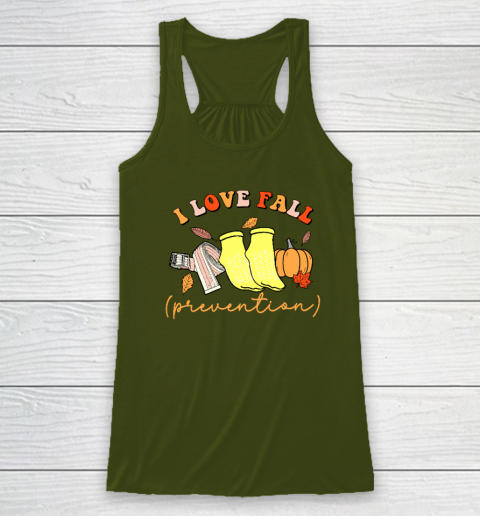 I Love Fall (Prevention) Racerback Tank 2