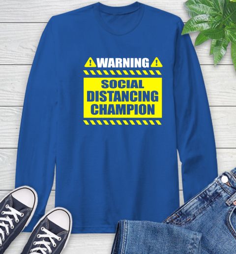 Coronavirus Shirt  Warning Social Distancing Champion 64