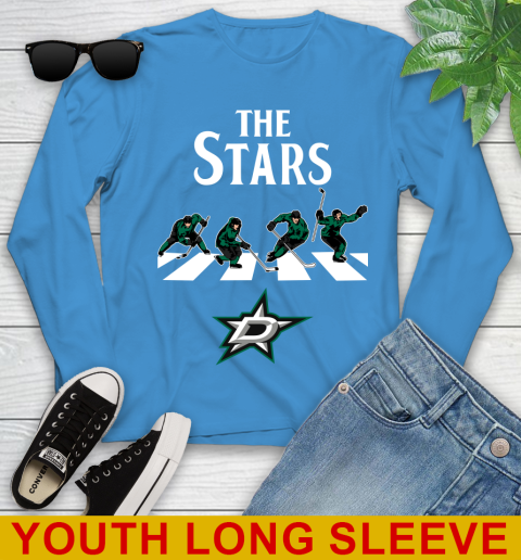 NHL Hockey Dallas Stars The Beatles Rock Band Shirt Youth Long Sleeve 8