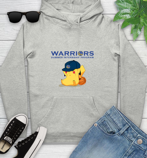 NBA Pikachu Basketball Sports Golden State Warriors Youth Hoodie