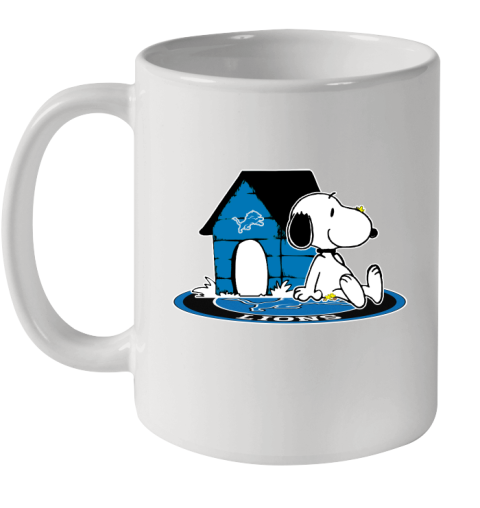 NFL Football Detroit Lions Snoopy The Peanuts Movie Shirt Ceramic Mug 11oz