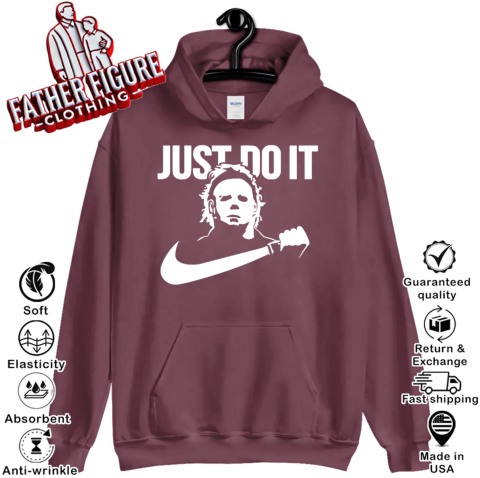 Purple just do it hoodie outlet