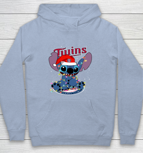 Minnesota Twins MLB noel stitch Baseball Christmas Youth Hoodie 5