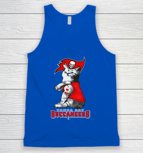 NFL Football My Cat Loves Tampa Bay Buccaneers Tank Top 4