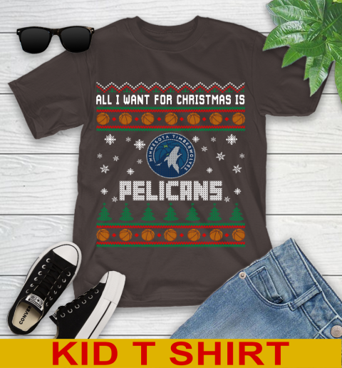 NBA Basketball All I Want For Christmas Is New Orleans Pelicans 102