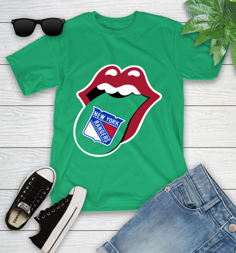 New York Rangers NHL Hockey Lips I Root For My Team Adoring Fan 108