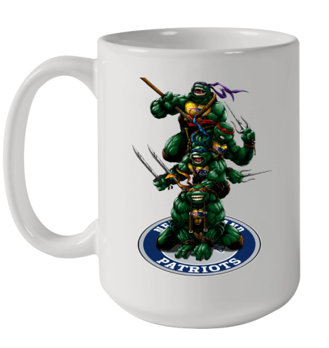 NFL Football New England Patriots Teenage Mutant Ninja Turtles Shirt Ceramic Mug 15oz