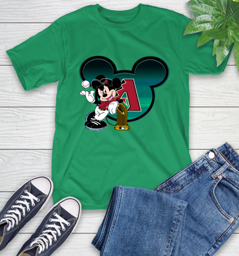 MLB Arizona Diamondbacks The Commissioner's Trophy Mickey Mouse Disney T-Shirt 7