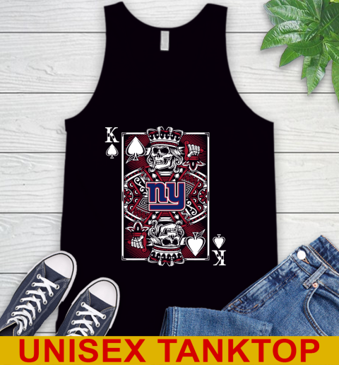 New York Giants NFL Football The King Of Spades Death Cards Shirt Tank Top