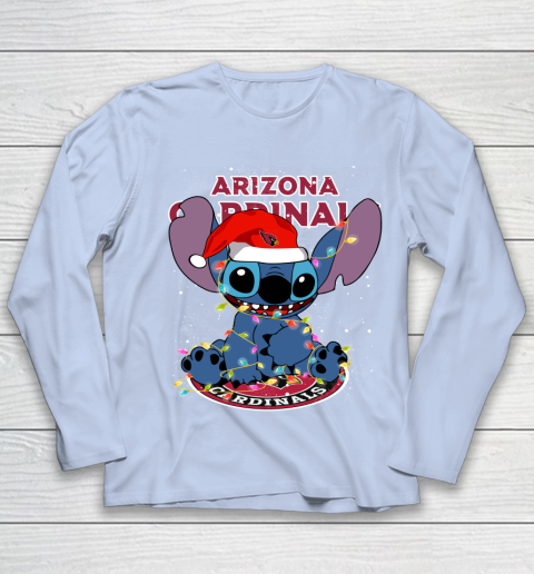 Arizona Cardinals NFL Football noel stitch Christmas Youth Long Sleeve 5