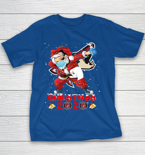 Arizona Coyotes Funny Santa Claus Dabbing Christmas 2020 NHL Youth T-Shirt 6