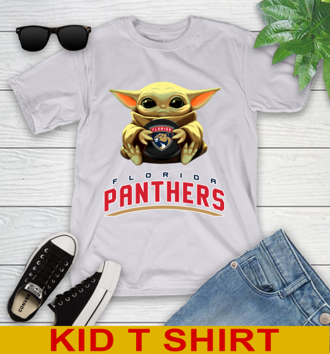 NHL Hockey Florida Panthers Star Wars Baby Yoda Shirt 105